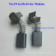 Power Tools Accessories Carbon Brushes/ Terminals for Makita 6*10*16